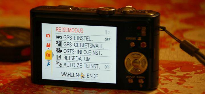 Geotagging-Kameras- Fotokameras mit GPS